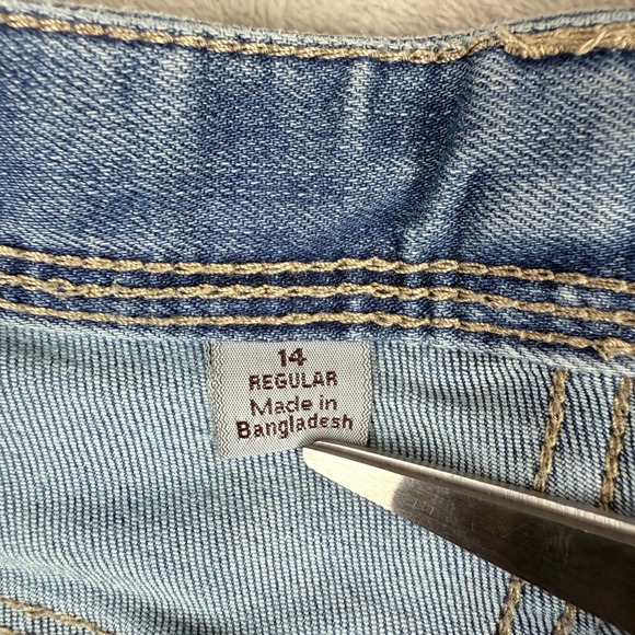 Carhartt Jeans Women 14 Blue Bootcut Jasper Original Fit Stretch Workwear 100649 - Picture 3 of 13